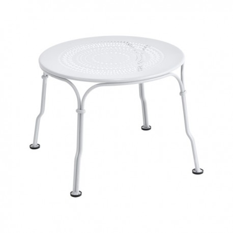 Table basse 1900 blanc coton