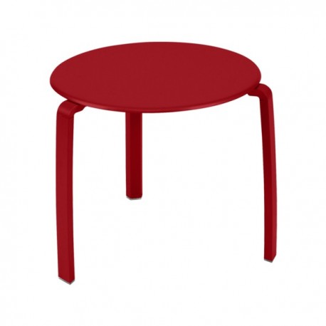 Table basse Alizé coquelicot