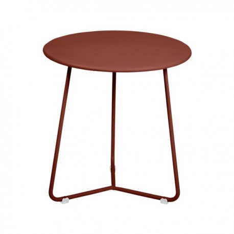 Table d'appoint Cocotte ocre rouge