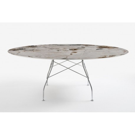 Table Glossy / plateau oval