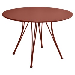 Table Rendez-vous ocre rouge