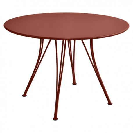 Table Rendez-vous ocre rouge