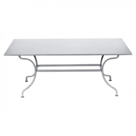 Table rectangulaire Romane blanc coton