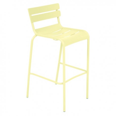 Tabouret de bar Luxembourg citron givré