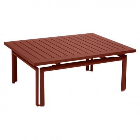 Table basse COSTA ocre rouge