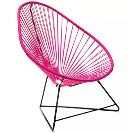 Fauteuil Acapulco Magenta Fuchsia 