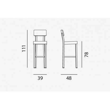 Tabouret de bar inOut