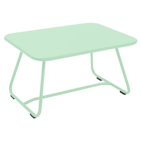 Table basse Sixties vert opaline