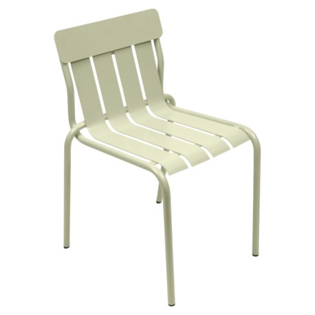 Chaise STRIPE vert tilleul