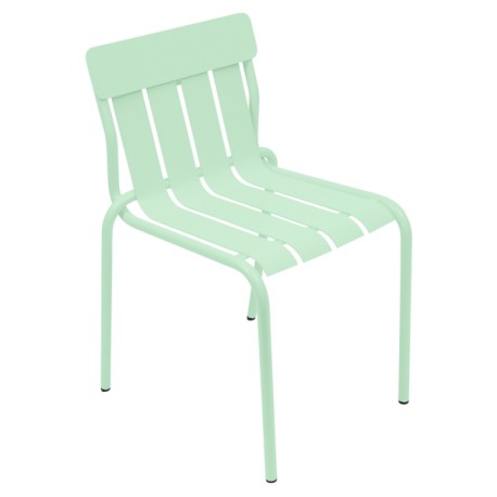 Chaise STRIPE vert opaline