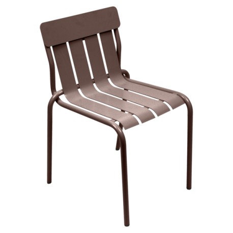 Chaise STRIPE rouille