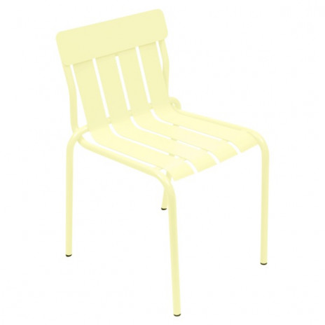 Chaise STRIPE citron givré