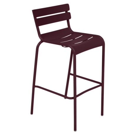 Tabouret de bar Luxembourg Cerise Noire