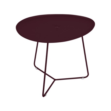 Table basse Cocotte cerise noire