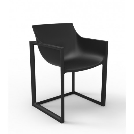 Fauteuil Wall-Street Noir