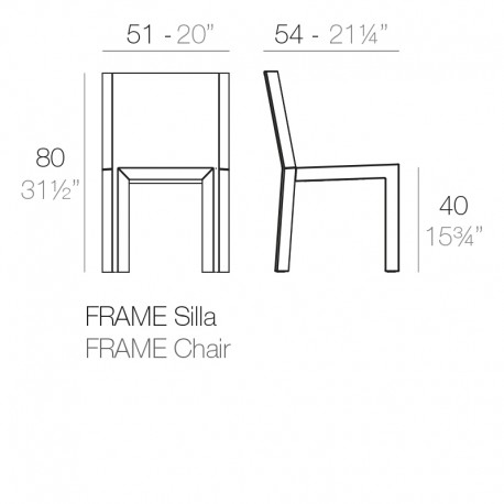 Chaise Frame Plan