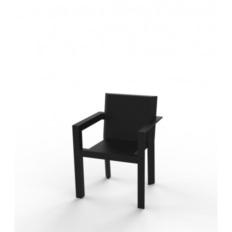 Chaise Frame Accoudoirs Noir