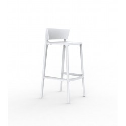 Tabouret Africa Blanc