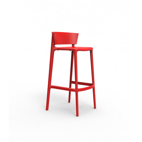 Tabouret Africa Rouge