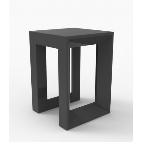 Tabouret Bas Frame Laqué Anthracite