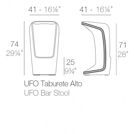 Tabouret UFO Plan