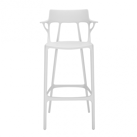 Tabouret A.I Blanc Haut 2