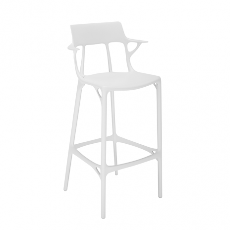 Tabouret A.I Blanc Haut 1