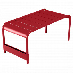 Grande table basse Luxembourg coquelicot