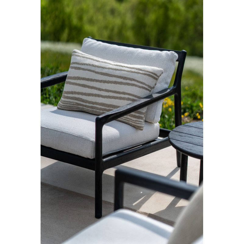 Fauteuil de jardin Jack en Teck Noir