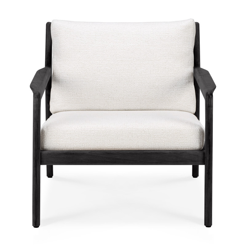 Fauteuil de jardin Jack en Teck Noir