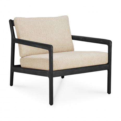 Fauteuil de jardin Jack en Teck Noir