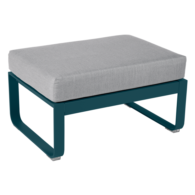 Pouf BELLEVIE gris flanelle