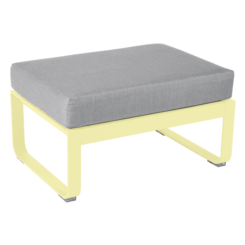 Pouf BELLEVIE gris flanelle