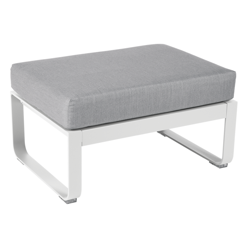 Pouf BELLEVIE gris flanelle