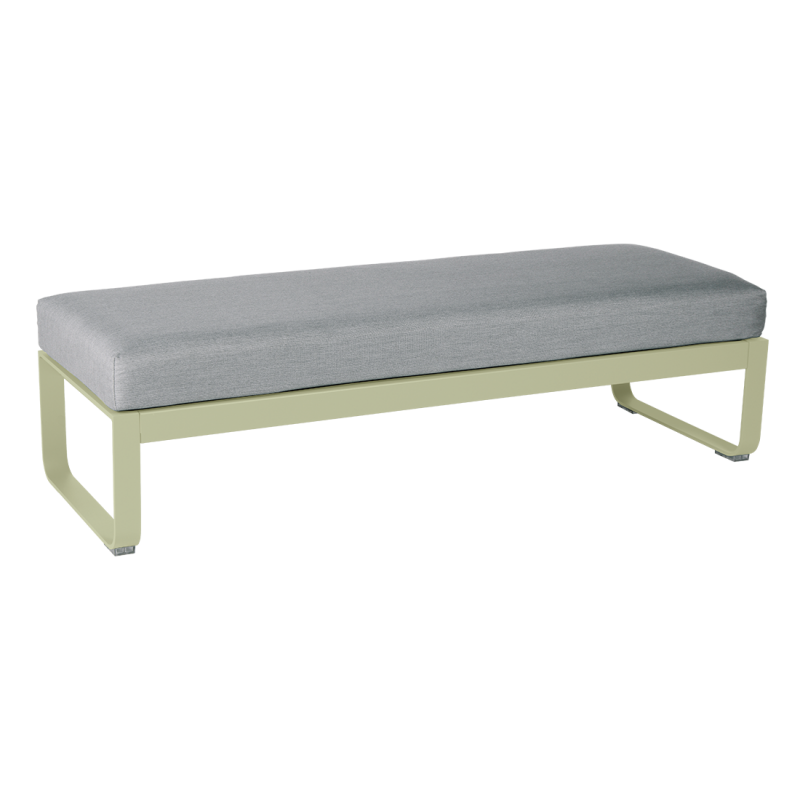 BANQUETTE 2 PLACES BELLEVIE gris flanelle