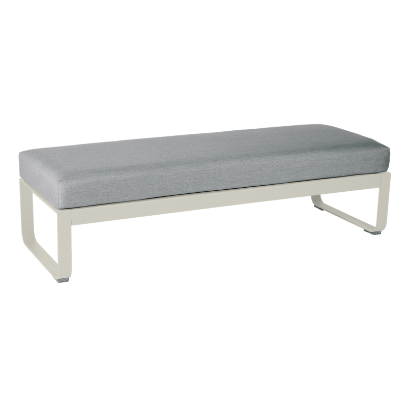 BANQUETTE 2 PLACES BELLEVIE gris flanelle