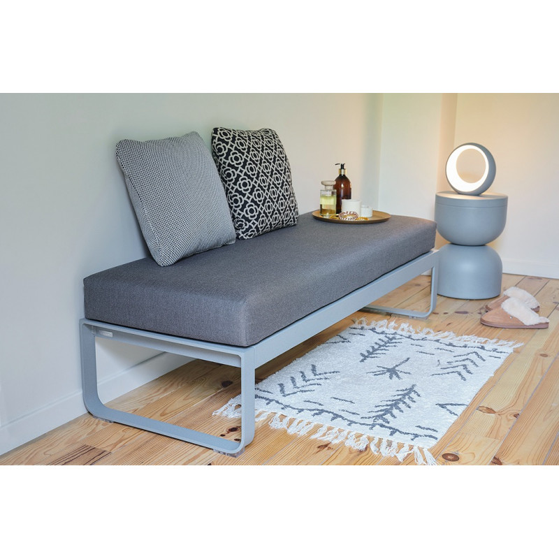 BANQUETTE 2 PLACES BELLEVIE gris graphite