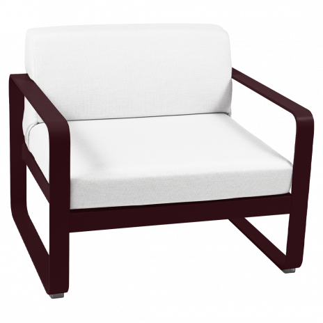 Fauteuil BELLEVIE blanc grisé