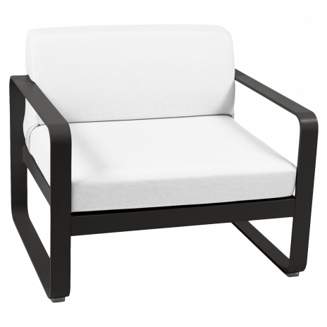 Fauteuil BELLEVIE blanc grisé