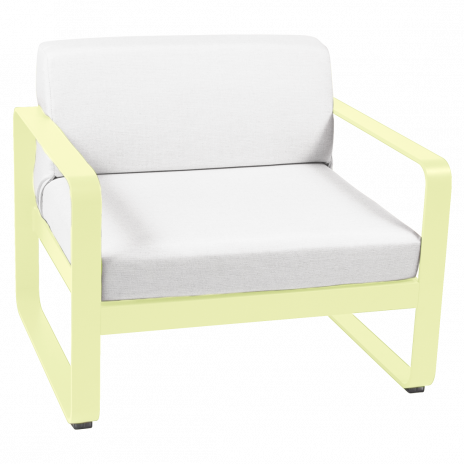 Fauteuil BELLEVIE blanc grisé