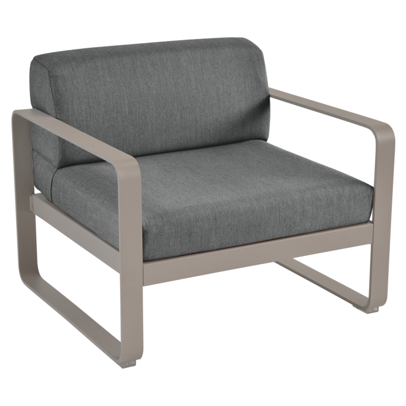 Fauteuil BELLEVIE gris graphite