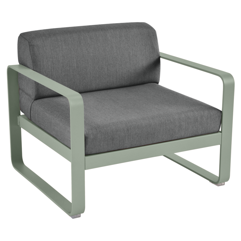 Fauteuil BELLEVIE gris graphite