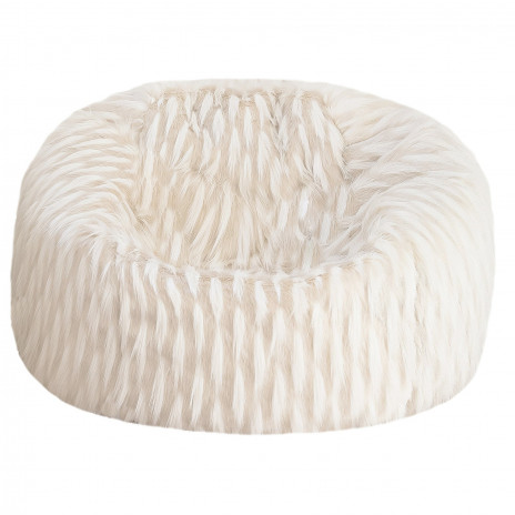 Pouf XL en fausse fourrure...