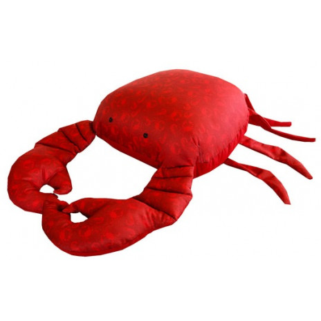 VILEBREQUIN x MX Home - Coussin crabe rouge - motifs "crabes homards"