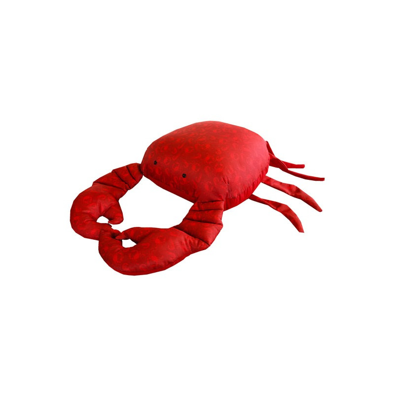 VILEBREQUIN x MX Home - Coussin crabe rouge - motifs "crabes homards"