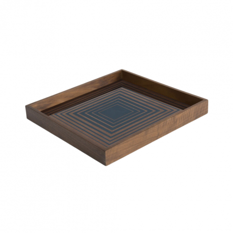 Plateau en verre Squares Petit