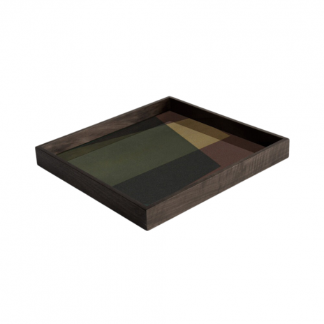 Plateau en verre Squares Petit