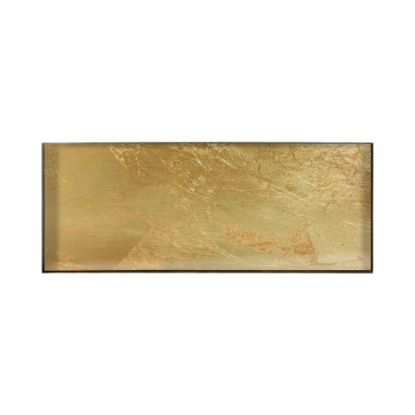 Plateau en verre Gold Leaf