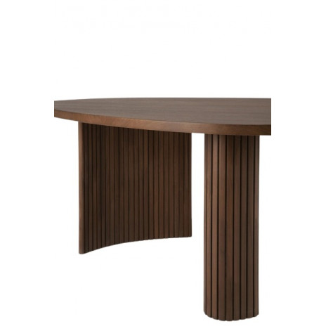 Table basse Boomerang Teck Brun