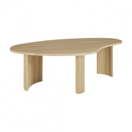 Table basse Boomerang Chêne